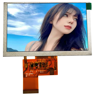 سعر جيد Chimei Innolux 5.0 بوصة الصناعية TFT LCD 40pin واجهة RGB بدقة 800x480 الانترنت